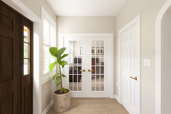 Interior - Entry 1 for Farmhouse House Plan #1060-207 - 5 bed, 3 bath