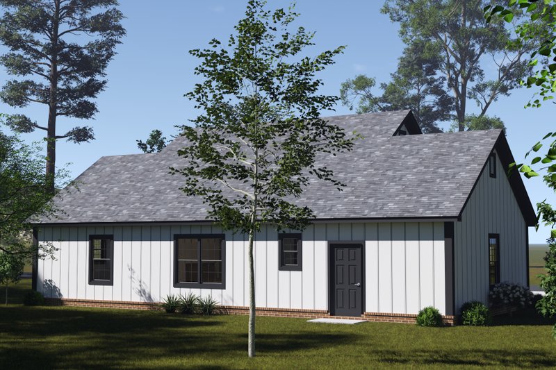 Architectural House Design - Exterior - Other Elevation 2 for Farmhouse House Plan #513-2377 - 3 bed, 2 bath