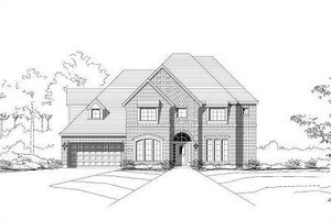 Colonial Exterior - Front Elevation Plan #411-300