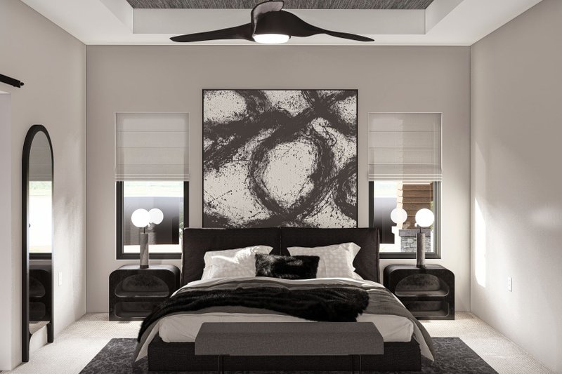 House Design - Interior - Master Bedroom 1 for Contemporary House Plan #455-255 - 4 bed, 2.5 bath
