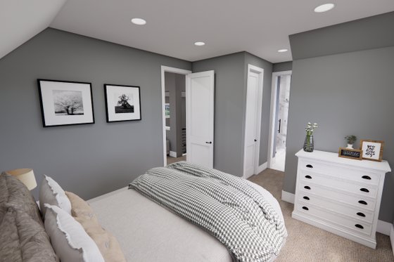 Interior - Bedroom 1 for Farmhouse House Plan #51-1247 - 4 bed, 5 bath