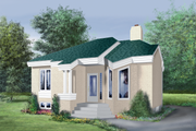 Cottage Style House Plan - 2 Beds 1 Baths 943 Sq/Ft Plan #25-1142 