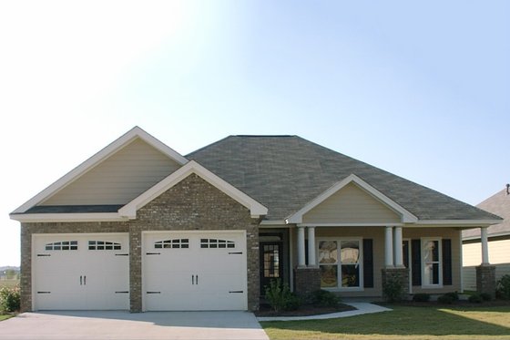 Exterior - Front Elevation 3 for Traditional House Plan #63-157 - 3 bed, 2 bath