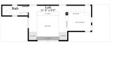 Contemporary Style House Plan - 1 Beds 2 Baths 584 Sq/Ft Plan #917-5 