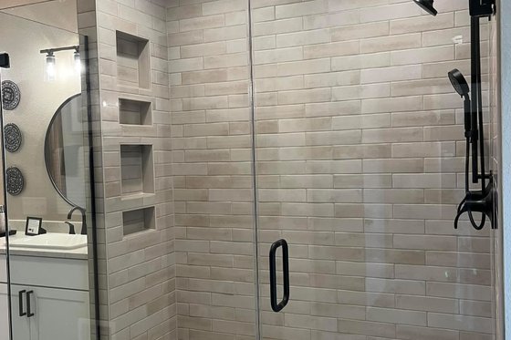 Interior - Master Bathroom 1 for Farmhouse House Plan #20-2510 - 4 bed, 2 bath