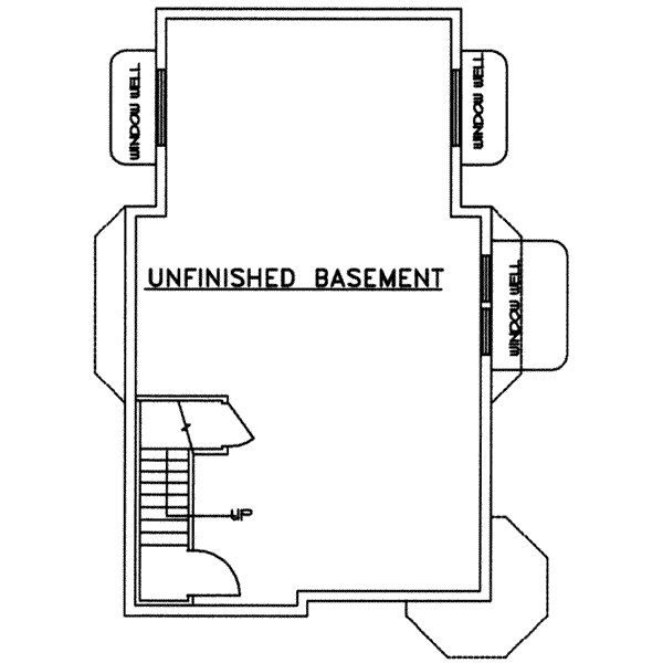 European Floor Plan - Lower Floor Plan #117-239