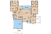 European Style House Plan - 3 Beds 2.5 Baths 2494 Sq/Ft Plan #923-33 