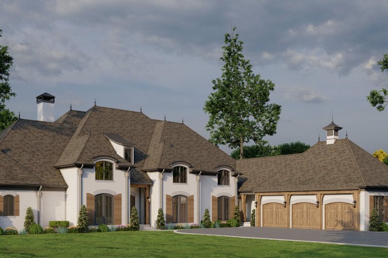 Architectural House Design - Exterior - Other Elevation 2 for European House Plan #17-2387 - 4 bed, 3.5 bath