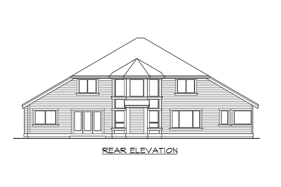 Exterior - Other Elevation 2 for Craftsman House Plan #132-143 - 4 bed, 2.5 bath