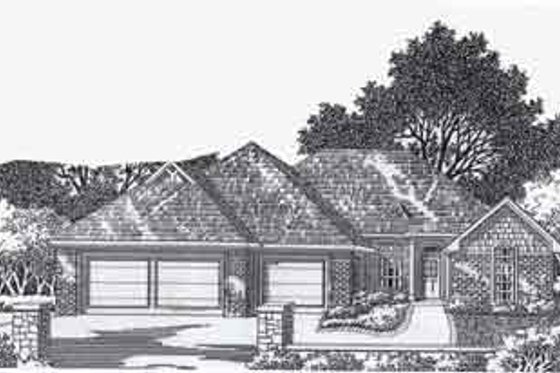 Exterior - Front Elevation for Traditional House Plan #310-790 - 4 bed, 3 bath