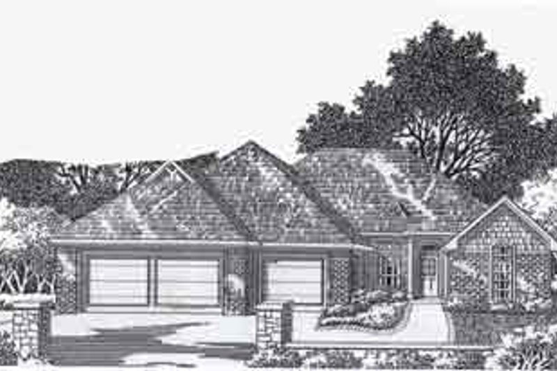Traditional Style House Plan - 4 Beds 3 Baths 1916 Sq/Ft Plan #310-790