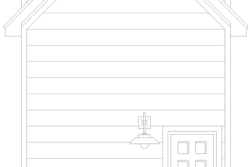 Dream House Plan - Exterior - Rear Elevation for Southern House Plan #932-1071, 0 bath