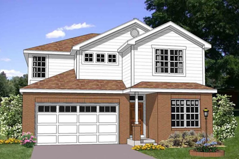 Traditional Style House Plan - 4 Beds 2.5 Baths 2196 Sq/Ft Plan #116-264