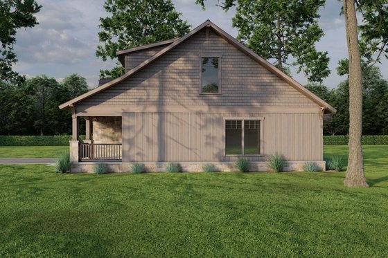 Exterior - Other Elevation for European House Plan #17-2255 - 3 bed, 2.5 bath