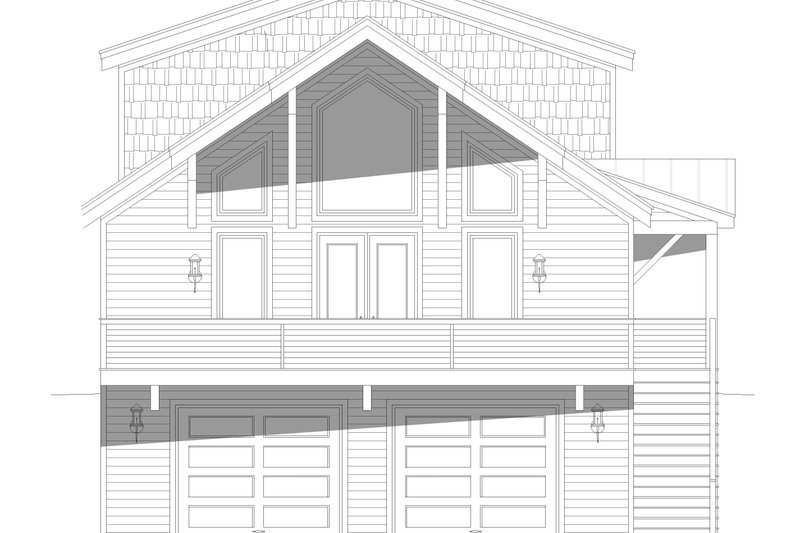 Home Plan - Exterior - Other Elevation for Country House Plan #932-1450 - 3 bed, 2.5 bath
