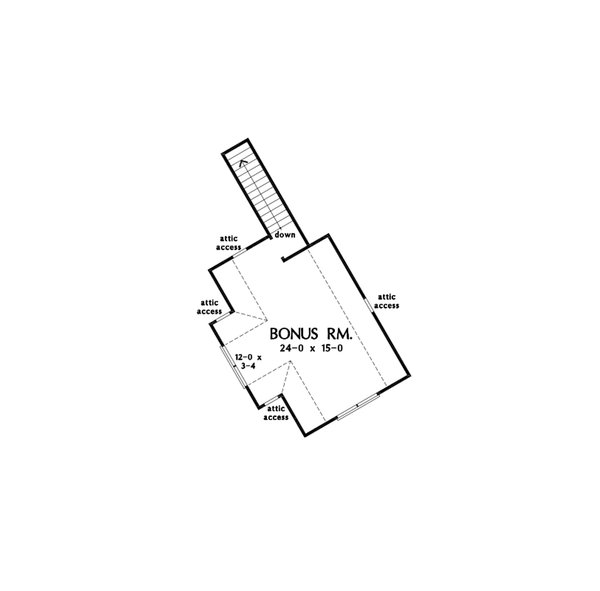 House Blueprint - Farmhouse Floor Plan - Other Floor Plan #929-1130