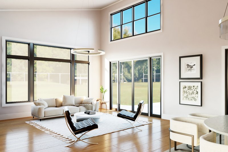House Design - Interior - Family Room 2 for Contemporary House Plan #1064-336 - 3 bed, 2.5 bath