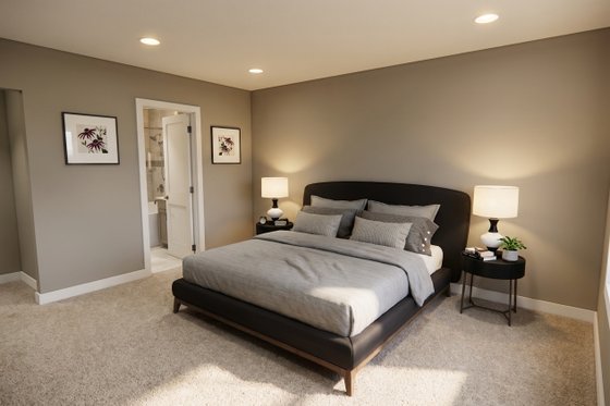 Interior - Master Bedroom 2 for Craftsman House Plan #51-1525 - 3 bed, 2.5 bath