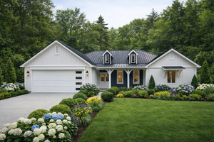 Dream House Plan - Farmhouse Exterior - Front Elevation Plan #1111-4