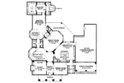 European Style House Plan - 4 Beds 3.5 Baths 4345 Sq/Ft Plan #20-1193 