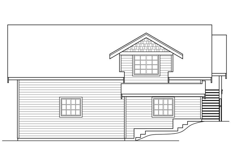 House Plan Design - Exterior - Other Elevation 1 for Craftsman House Plan #124-979 - 4 bed, 3 bath