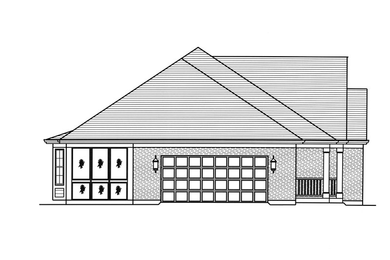 House Design - Exterior - Other Elevation 1 for Traditional House Plan #46-901 - 3 bed, 2 bath