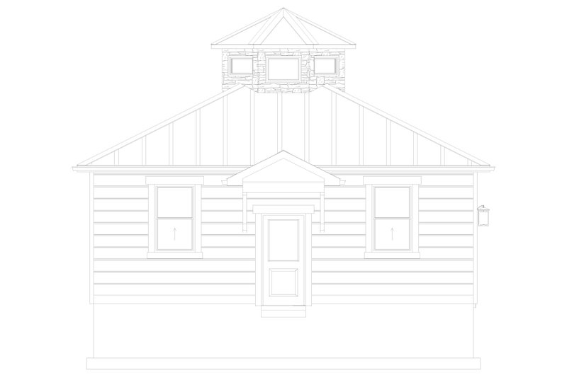 Dream House Plan - Exterior - Other Elevation 2 for Bungalow House Plan #1060-122, 0 bath
