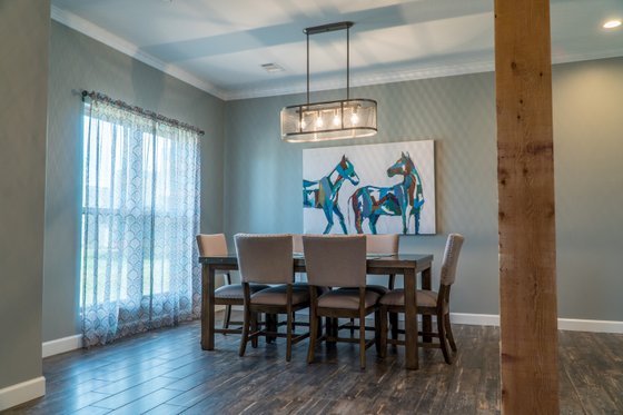 Interior - Dining Room for Craftsman House Plan #17-2569 - 3 bed, 2.5 bath