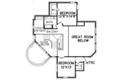 European Style House Plan - 3 Beds 3 Baths 2534 Sq/Ft Plan #65-352 