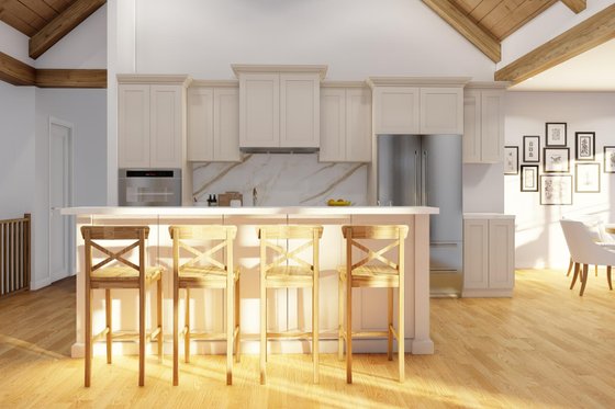 Interior - Kitchen for Country House Plan #17-2596 - 5 bed, 6 bath