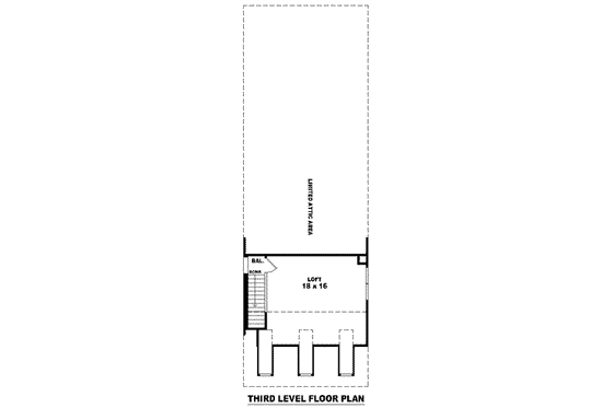 Floor Plan - Other Floor for Colonial House Plan #81-1369 - 3 bed, 2.5 bath