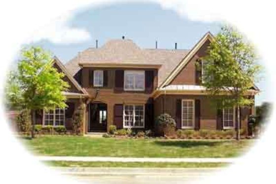 Exterior - Front Elevation for Traditional House Plan #81-557 - 4 bed, 3.5 bath