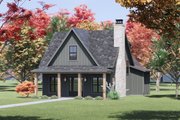 Farmhouse Style House Plan - 3 Beds 2 Baths 1487 Sq/Ft Plan #1096-144 