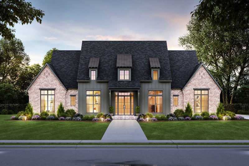 Dream House Plan - European Exterior - Front Elevation Plan #1074-70