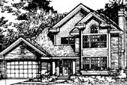Traditional Style House Plan - 3 Beds 2.5 Baths 1709 Sq/Ft Plan #320-382 