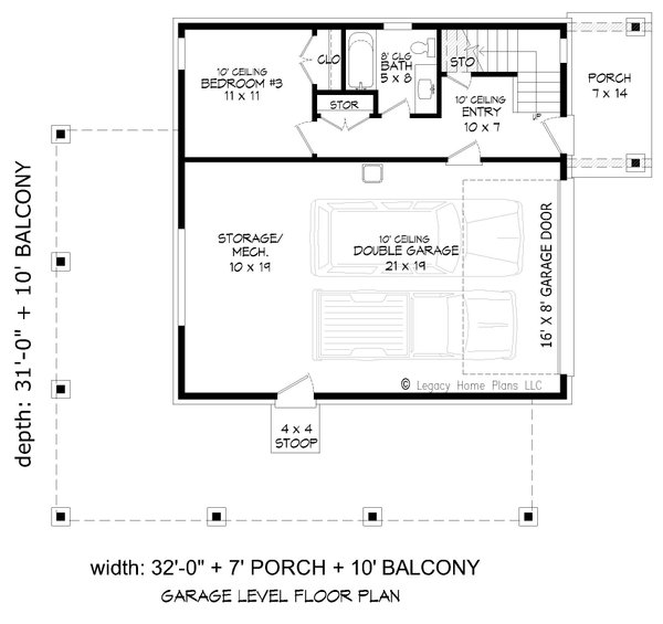 Dream House Plan - Contemporary Floor Plan - Main Floor Plan #932-918