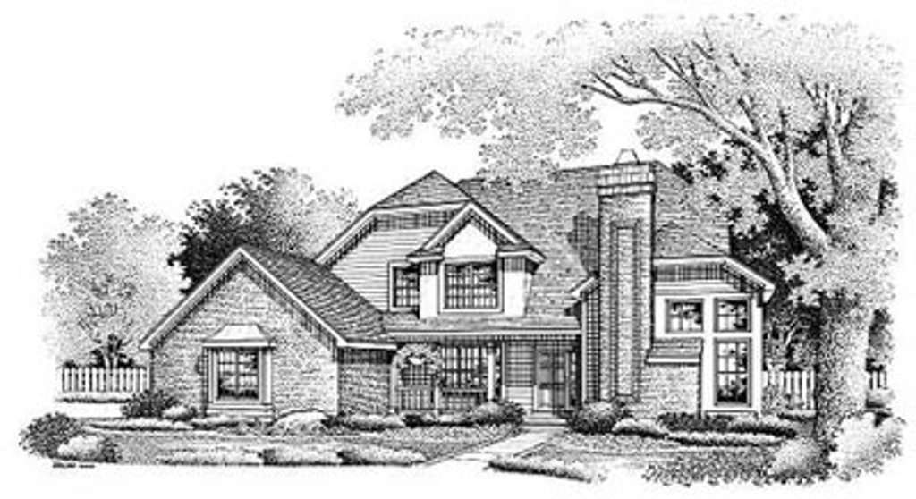 Traditional Style House Plan - 4 Beds 2.5 Baths 2533 Sq/Ft Plan #50-189 ...