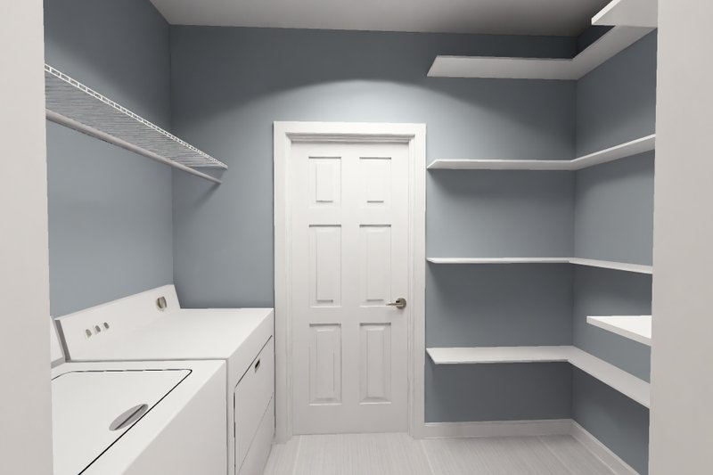 Architectural House Design - Interior - Laundry for Modern House Plan #513-2460 - 3 bed, 2 bath