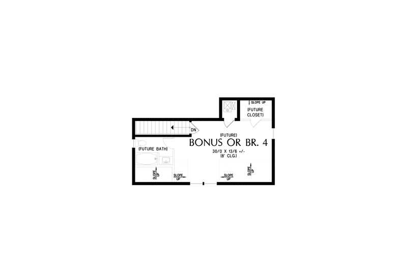 Dream House Plan - Floor Plan - Upper Floor for Farmhouse House Plan #48-1197 - 3 bed, 2.5 bath