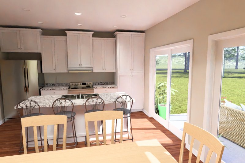 Architectural House Design - Interior - Kitchen for Modern House Plan #513-2463 - 3 bed, 2.5 bath