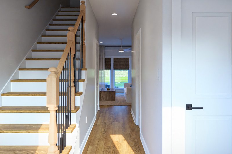 Architectural House Design - Interior - Entry for Farmhouse House Plan #455-788 - 3 bed, 2.5 bath
