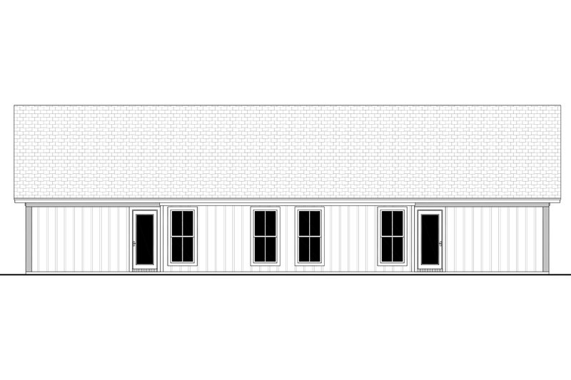 Dream House Plan - Exterior - Rear Elevation for Traditional House Plan #430-350 - 4 bed, 4 bath