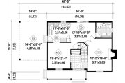 Farmhouse Style House Plan - 3 Beds 2 Baths 1621 Sq/Ft Plan #25-4262 