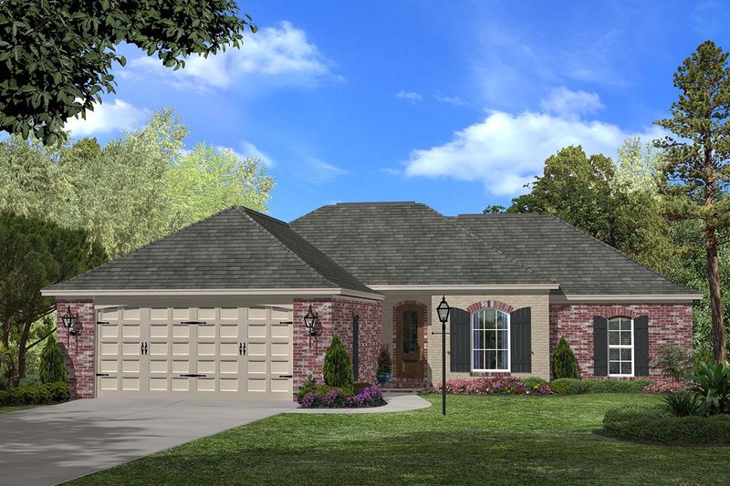 Dream House Plan - Ranch Exterior - Front Elevation Plan #430-59