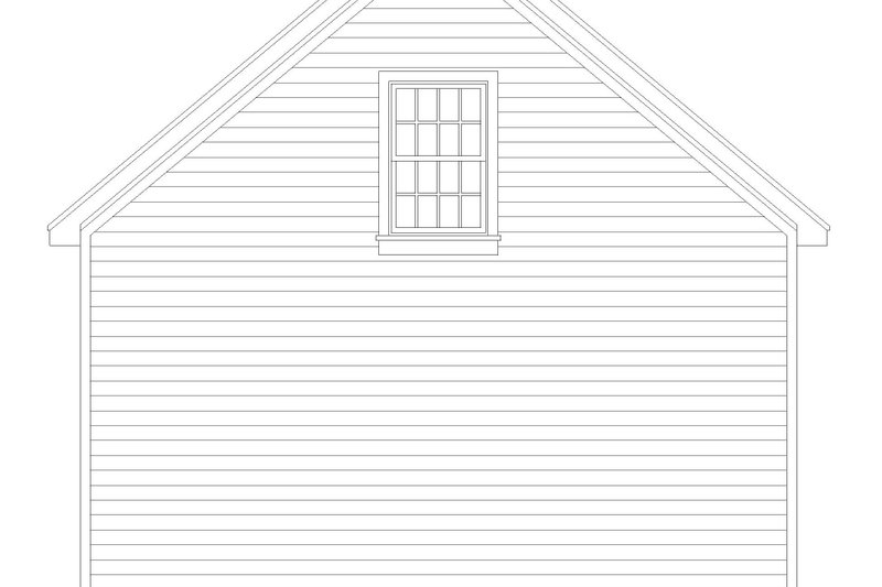 Home Plan - Exterior - Rear Elevation for Country House Plan #932-601, 0 bath