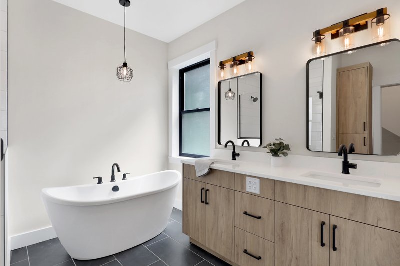 Dream House Plan - Interior - Master Bathroom 1 for Farmhouse House Plan #1070-223 - 4 bed, 2.5 bath
