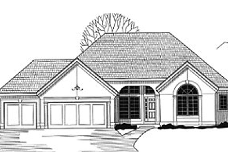 Traditional Style House Plan - 4 Beds 4 Baths 2809 Sq/Ft Plan #67-199