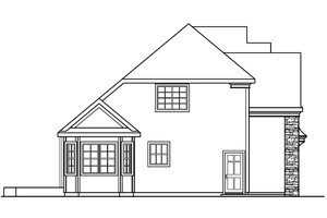 Exterior - Other Elevation for Country House Plan #124-539 - 4 bed, 2.5 bath