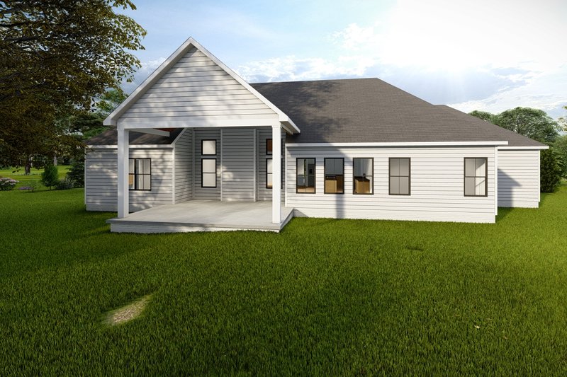 House Plan Design - Exterior - Front Elevation 4 for Craftsman House Plan #1089-13 - 4 bed, 2.5 bath