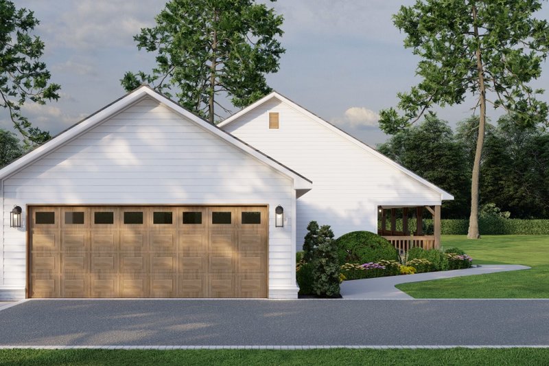 Architectural House Design - Exterior - Other Elevation 4 for Country House Plan #17-2612 - 3 bed, 2 bath